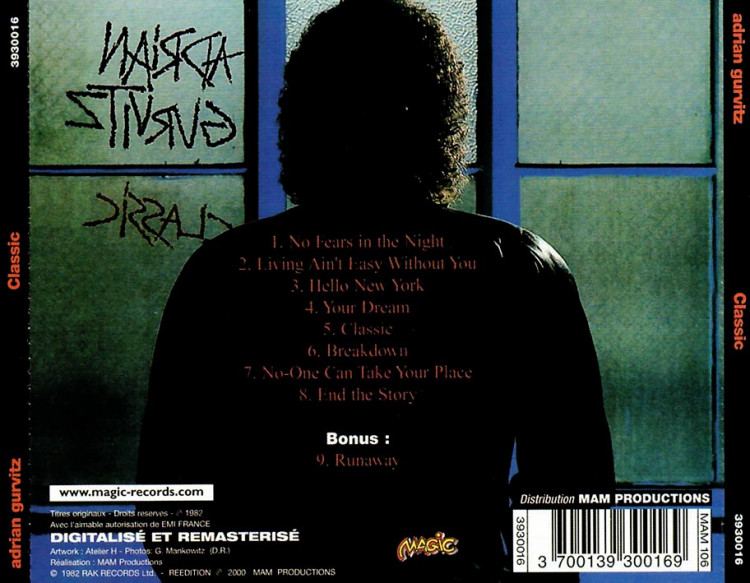 Adrian Gurvitz - Classic (1982)